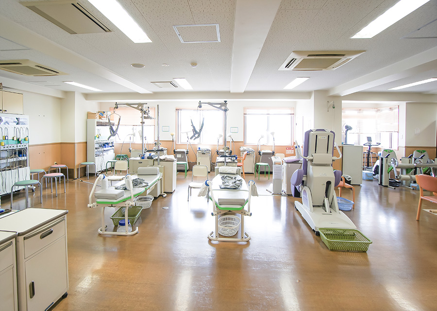 4名の理学療法士による担当制